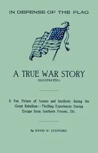 In Defense of the Flag: A true war story: A pen picture of scenes and incidents during the great rebellion.--Thrilling experiences during escape from southern prisons, etc. — David W. Stafford cover