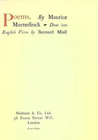 Poems — Maurice Maeterlinck cover