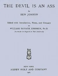 The Devil is an Ass — Ben Jonson cover