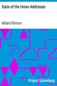 State of the Union Addresses — Millard Fillmore cover