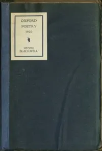 Oxford poetry, 1920 cover
