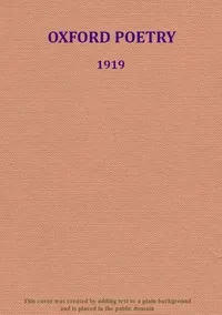 Oxford poetry, 1919 — Anonymous cover