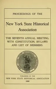 Proceedings of the New York Historical Association [1906] cover
