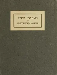 Two Poems: Class Day Poem; The Purple Hills — Henry Rutgers Conger cover