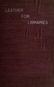 Leather for Libraries — Cyril Davenport cover