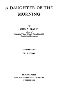 A Daughter of the Morning — Zona Gale cover