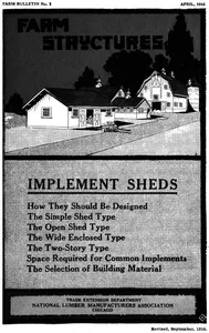 Implement sheds — K. J. T. (Karl John Theodore) Ekblaw cover