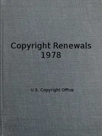 Copyright Renewals 1978 cover