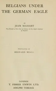 Belgians Under the German Eagle — Jean Massart cover