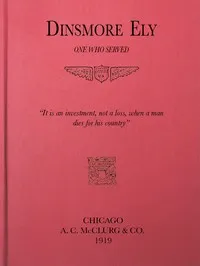 Dinsmore Ely, One Who Served cover