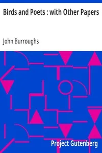 Birds and Poets : with Other Papers — John Burroughs cover