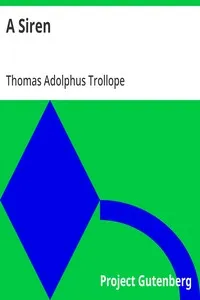 A Siren — Thomas Adolphus Trollope cover