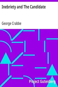 Inebriety and The Candidate — George Crabbe cover