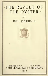 The Revolt of the Oyster — Don Marquis cover