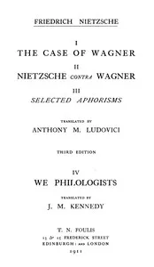 The Case of Wagner: Complete Works, Volume 8 — Friedrich Wilhelm Nietzsche cover