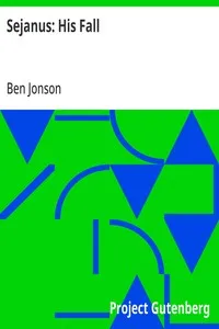 Sejanus: His Fall — Ben Jonson cover
