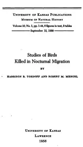 Studies of Birds Killed in Nocturnal Migration cover