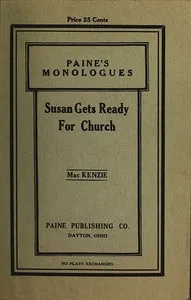 Susan Gets Ready for Church: A Monologue — Edna I. MacKenzie cover