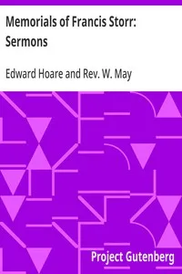 Memorials of Francis Storr: Sermons — Edward Hoare cover