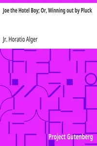 Joe the Hotel Boy; Or, Winning out by Pluck — Horatio, Jr. Alger cover