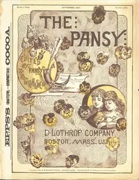 The Pansy Magazine, November 1887 cover