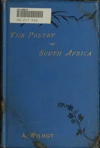 The Poetry of South Africa — Anonymous cover