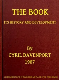 The Book: Its History and Development — Cyril Davenport cover