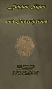 London Signs and Inscriptions — Philip Norman cover