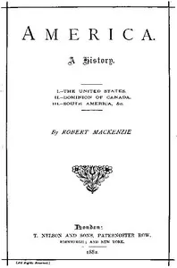 America: A history — Robert Mackenzie cover