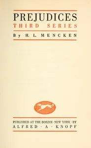 Prejudices, third series cover