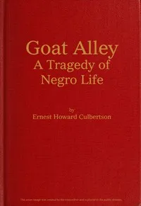 Goat Alley: A Tragedy of Negro Life — Ernest Howard Culbertson cover