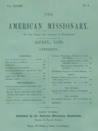 The American Missionary — Volume 33, No. 04, April 1879 — Various cover