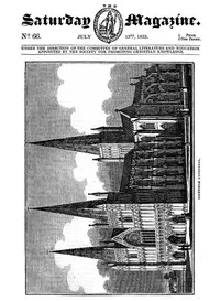 The Saturday Magazine, No. 66, July 1833 — Various cover