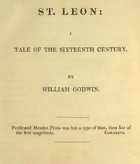 St. Leon: A Tale of the Sixteenth Century — William Godwin cover