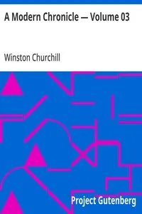 A Modern Chronicle — Volume 03 — Winston Churchill cover