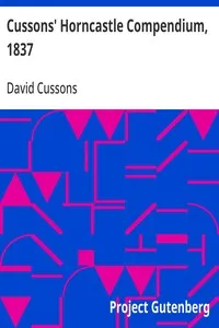 Cussons' Horncastle Compendium, 1837 — David Cussons cover