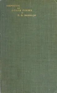 Orpheus and Other Poems — Edward Burrough Brownlow cover