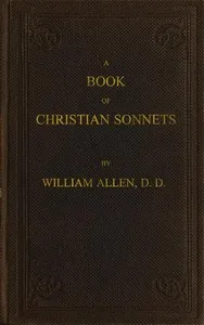 A Book of Christian Sonnets — William Allen cover