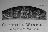 Chatto & Windus's List of Books, May 1883 cover