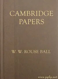 Cambridge Papers cover
