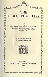 The Light that Lies — George Barr McCutcheon cover