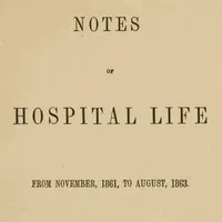 Notes of hospital life from November, 1861, to August, 1863 — Anonymous cover