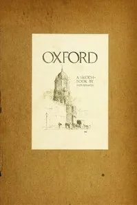 Oxford: A Sketch-Book — Fred Richards cover