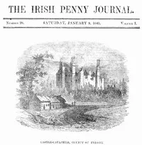 The Irish Penny Journal, Vol. 1 No. 28, January 9, 1841 — Various cover