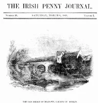 The Irish Penny Journal, Vol. 1 No. 36, March 6, 1841 cover