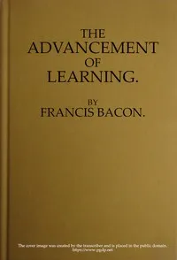 The Advancement of Learning cover