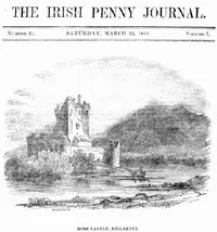 The Irish Penny Journal, Vol. 1 No. 37, March 13, 1841 — Various cover