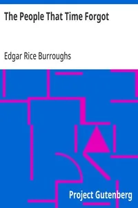 The People That Time Forgot — Edgar Rice Burroughs cover