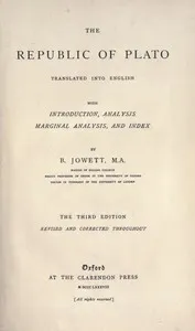 The Republic of Plato — Plato cover