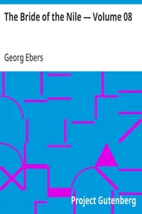The Bride of the Nile — Volume 08 — Georg Ebers cover